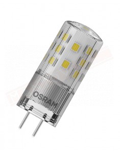 Ledvance lampadina led Gy6.35 3.3w =40 w 400 lumen classe energetica a++ luce calda 2700k 50x18 mm DIM