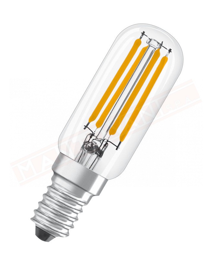 Ledvance lampadina led e14 per , cappa 6.5 w =60 w osram 827 classe energetica a++ 730 lumen 2700 K 80x25mm