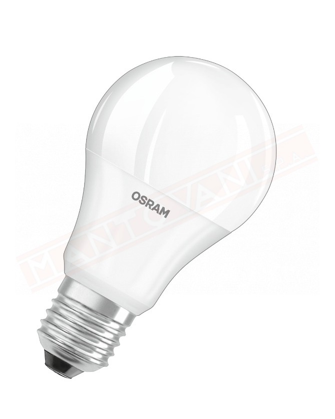 Ledvance lampadina led parathom dim classica A dimmerabile E27 827 Classe Energetica. F 10.5W 1055 lumen 2700K 110X60 mm