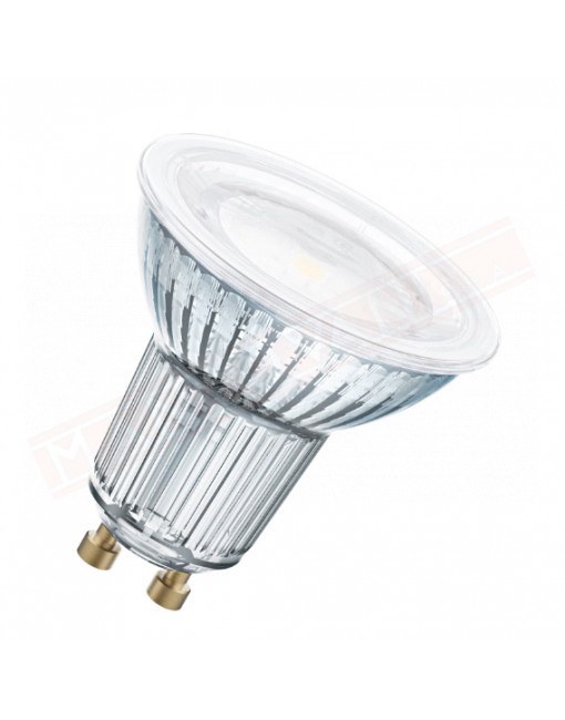 Ledvance lampadina led parathom par 16 dim E27 830 classe energetica G 7,9W 120 gradi 650 lumen 3000K 52X50 MM