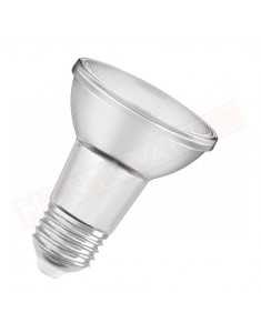 Ledvance lampadina led par 20 E27 6.4W = 50 W dimmerabile 930 classe energetica G 350 lumen 2700 K 88X65 MM 36 gradi