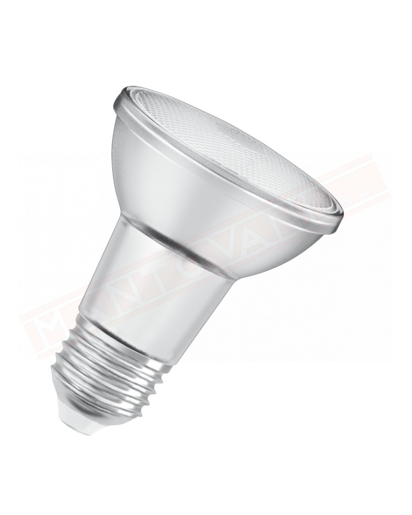 Ledvance lampadina led par 20 E27 6.4W = 50 W dimmerabile 930 classe energetica G 350 lumen 2700 K 88X65 MM 36 gradi