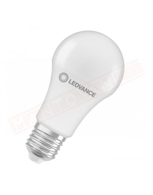 Ledvance lampadina led classic A opaca NO DIM E27 827 CLASSE ENERGETICA F 13 W 1521 LUMEN 2700 K 60X118mm