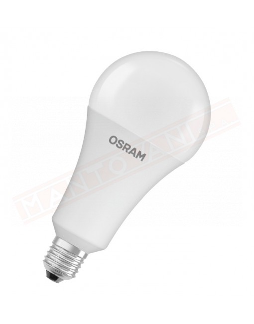 Ledvance lampadina led classic A opaca non dim E27 827 classe energetica E 24.5 W 3452 lumen 2700 K 90X184mm
