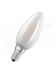 Ledvance lampadina LED classic b smerigliata no dim E14 827 classe energetica E 4 W 470 Lumen 2700 K 35X100