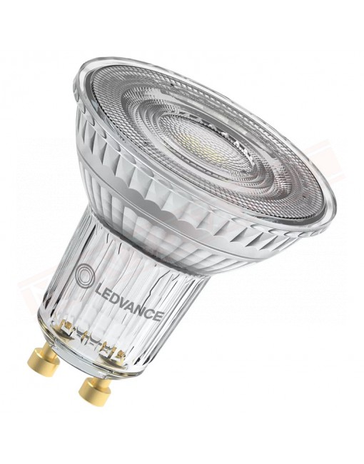Ledvance lampadina led par 16 GU10 8.3W = 80 W dimmerabile 827 classe energetica G 575 lumen 2700 K 50X52 MM