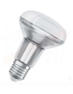 Ledvance lampadina led R80 E27 4.3w =60 w 60 gradi non dimm 830 classe energetica A+ 345 lumen 2700 K 115x80 MM