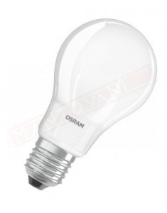 LEDVANCE LAMPADINA PARATHOM LED RETROFIT CLASSIC A SMERIGLIATA DIMMERABILE E27 827 CLASSE E. A+ 6W 806 LUMEN 2700K 105X60 MM