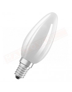 Ledvance lampadina led classic B 60 smerigliata DIM E14 827 classe energetica D 5.5 W 806 lumen 2700 K 100X35 MM