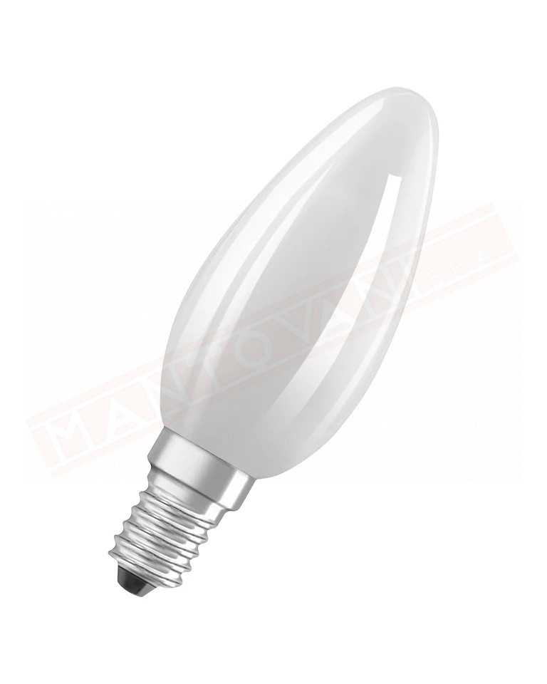 Ledvance lampadina led classic B 60 smerigliata DIM E14 827 classe energetica D 5.5 W 806 lumen 2700 K 100X35 MM