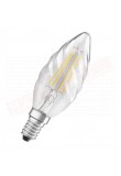 LEDVANCE LAMPADINA PARATHOM LED RETROFIT CLASSIC BW CHIARA NO DIM E14 827 CLASSE ENERG A++ 4 W 470 LUMEN 2700 K 35X100 MM