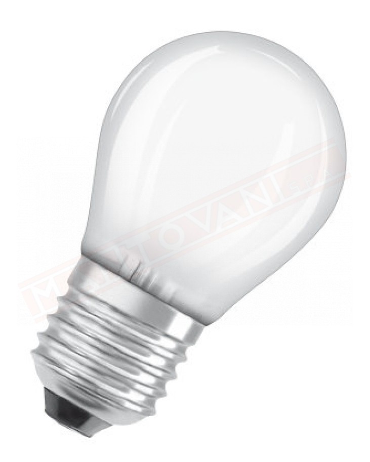Ledvance lampadina led 2,8w parathom retrofit classic p smeriglia non dim E27 827 classe en. A++ 2,8W 250 lumen 2700 K 45X77 mm