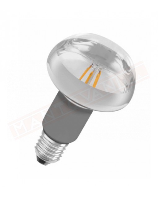 LEDVANCE LAMPADINA PARATHOM LED RETROFIT R80 NO DIM E27 827 CLASSE ENERG A 7 W 270 LUMEN 2700 K 80X115 MM