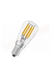 Ledvance lampadina led e14 per frigo 2.8 w =25 w osram 827 classe energetica a++ 250 lumen 6500 K luce freddisima 63x26mm