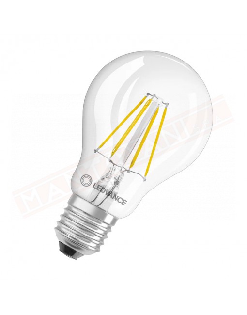 Ledvance lampadina filamento led e27 4w =40 w 470 lumen Osram classe energetica e 2700 k 105x60