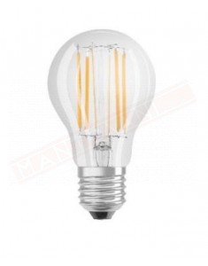 Ledvance lampadina filamento led e27 8w =75 w osram misure 105x60 mm classe energetica a++ fp