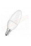 LEDVANCE LAMPADINA LED VALUE CLASSIC B 40 SMERIGLIATA NO DIM E14 827 CLASSE ENERGETICA A+ 5.7 W 470 LUMEN 2700 K 106X35 MM