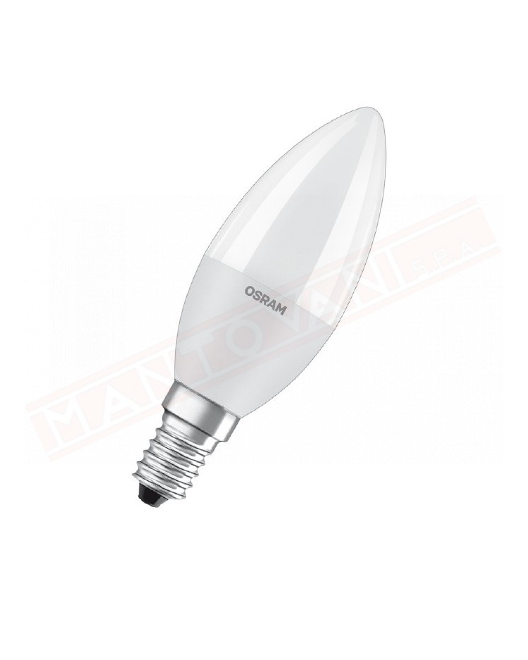 Ledvance lampadina B 60 smerigliata non dim E14 827 classe energetica A+ 7 W 810 lumen 2700 K 114x39 mm