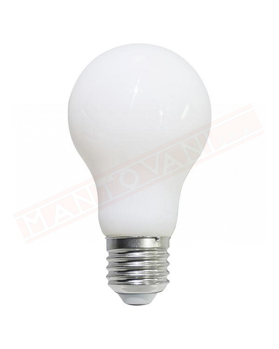Life lampadina led E27 goccia bianca 6 w =60 w non dimmerabile classe energetica a+ 810 lumen 60x106mm 3000k