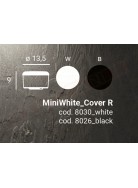 Linealight Miniwhite Cover R luce a parete per esterni a led 4w 405 lm 3000k ip65 diametro cm 13.5 h 9 bianco