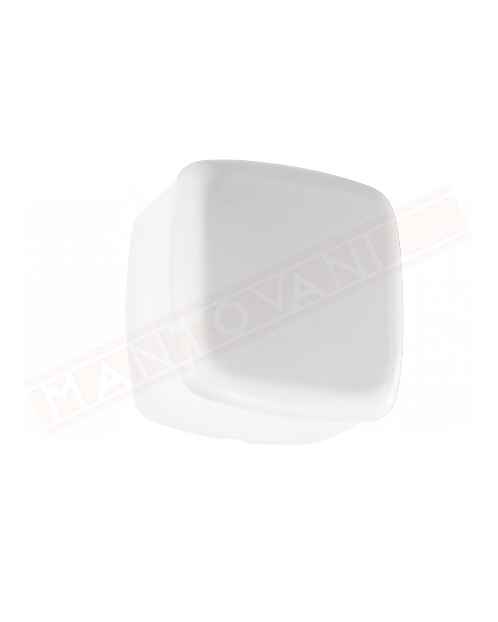Linealight Miniwhite Cover Q luce a parete per esterni a led 4w 405 lm 3000k ip65 cm 13.5x13.5 h 9 bianco