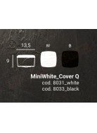 Linealight Miniwhite Cover Q luce a parete per esterni a led 4w 405 lm 3000k ip65 cm 13.5x13.5 h 9 bianco