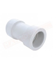 Manicotto ridotto diametro 25 f - 20 f mm per tubo pvc rigido flessibile scarico condensa bianco