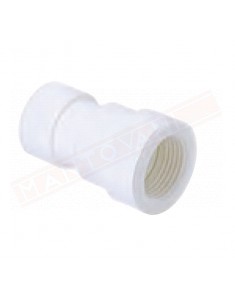 Manicotto ridotto diametro 25 f - 20 f mm per tubo pvc scarico condensa bianco