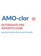 AMO-CLOR 5L prodotto igenizzante disinfettante a base di ipoclorito ideale per superfici lavabili e condizionatori