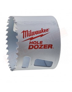Milwaukee sega a tazza 60 mm per metallo legno cartongesso pvc attenzione rispettare velocita' e pressione indicate in scheda