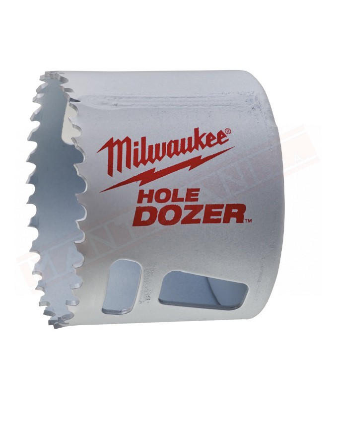 Milwaukee sega a tazza 60 mm per metallo legno cartongesso pvc attenzione rispettare velocita' e pressione indicate in scheda