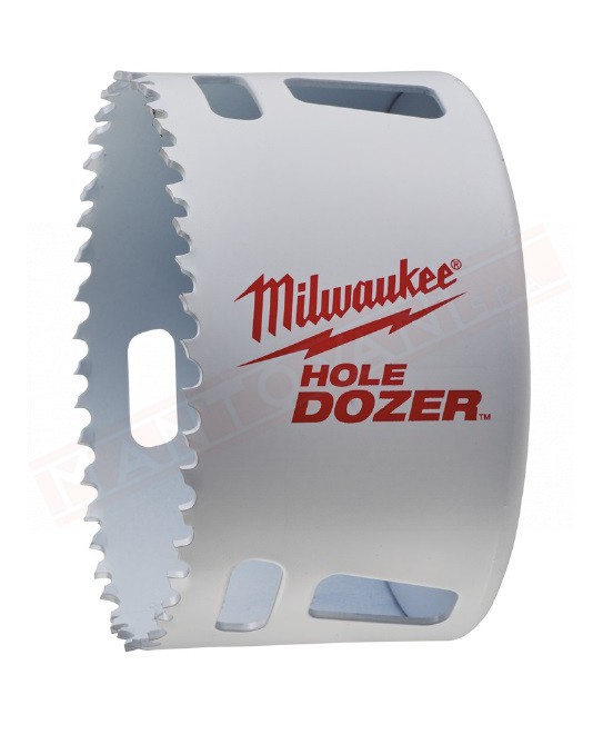 Milwaukee sega a tazza 105 mm per metallo legno cartongesso pvc attenzione rispettare velocita' e pressione indicate in scheda
