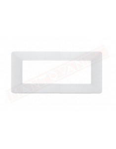 Mapam serie Joy placca bianca 7 posti in plastica compatibile con serie t.m.