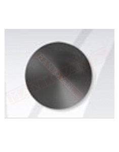 Borchia segnaletica per manto stradale in alluminio verniciato bombato diametro 8 cm gambo cm 10