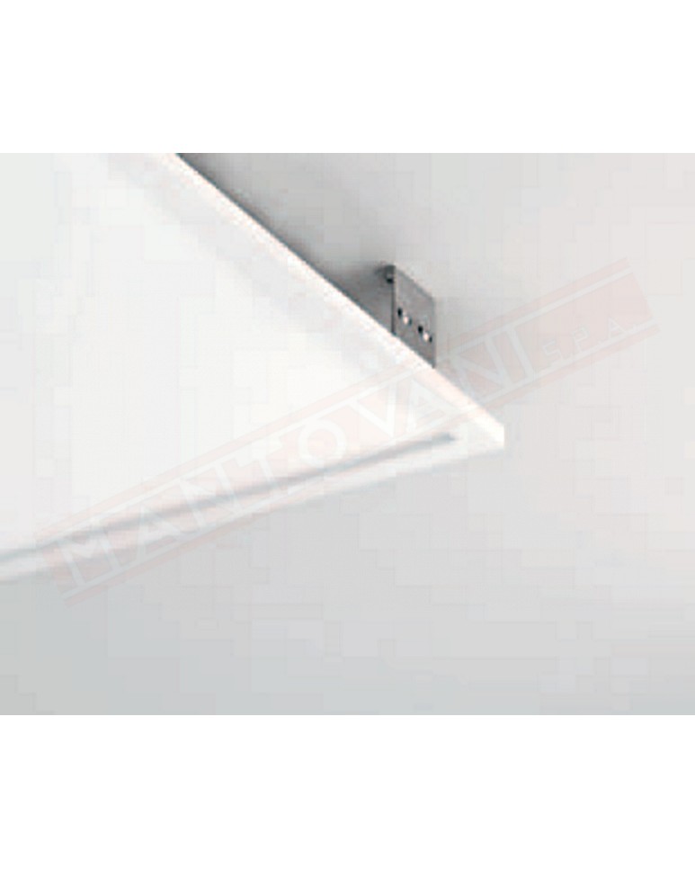 Staffe per fissaggio a soffitto a vista per Pannello led 30x30 60x30 60x60