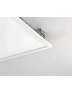 Staffe per fissaggio a soffitto a vista per Pannello led 30x120 60x120