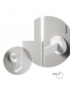 Perenz Ramon applique in metallo bianco opaco con diffusore 6w 420lm e faretto 3x 210lm 3000k con doppio interruttore