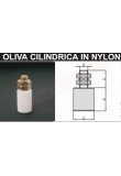 OLIVA CILINDRICA NYLON 40X45 MM PER CANCELLO SCORREVOLE