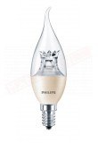 Philips Masterled candle 4 =25 W E14 827 ba38 dim tone classe energetica A+ 38x129 250 lumen