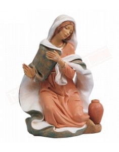 Fontanini Madonna adatto per statuine del presepe da cm 45 . Maria per nativita' da cm 45 tipo legno