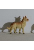 Melu' cane in terracotta per presepe con statuine da cm 8