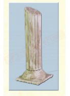 Colonna in marmo spezzata. Coloanna rotta effetto marmo per simulare tempio diroccato