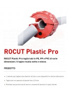 Rocut plastic pro tagliatubi per pp e pvc fino a 3.5 mm di spessore per diametro 32 e 40 mm