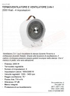Smartwares Tristar stufetta da terra con ventola 1000 2000 w con termostato e selettore funzioni 19.5 x 26.5 x 31.5 cm