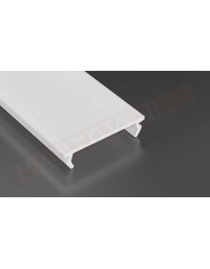 Cover bianca per Profilo strisce led da 3 metri prezzo al metro . Copertura bianca pe profili ZATI