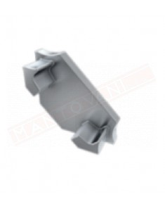 tappo terminale cieco grigi per profilo alluminio tipo C prezzo pezzo singolo
