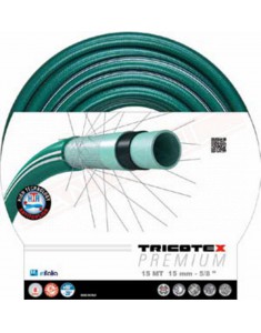Tubo Pvc diametro interno 15 mm tricotex premium 5\8 rotolo da 15 metri