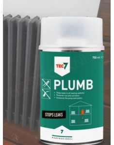 Tec7 Plumb turafalle per impianti riscaldamento agisce in modo permanente ma se rimosso dal' impianto la perdita si ripristina