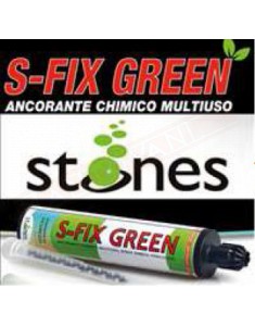 STONES S FIX GREEN ANCORANTE CHIMICO + 1 MIXER