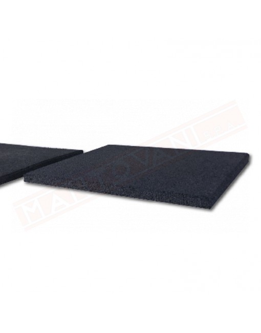 Antivibrante tappetino isolante in gomma vulcanizzata sbr 500x500x20 mm